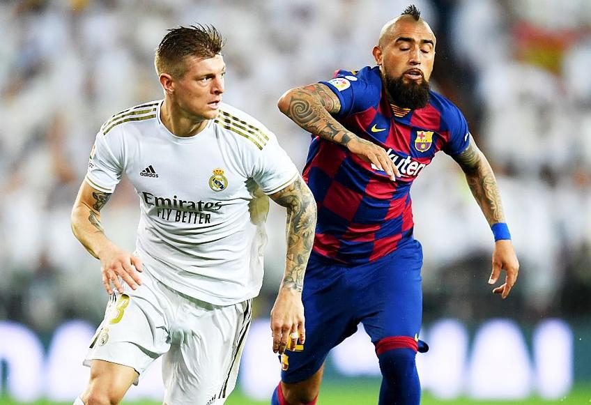 Toni Kroos în duel cu Vidal, foto: Guliver/gettyimages