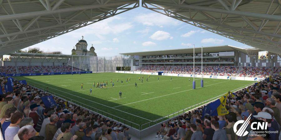 sursă foto: Compania Națională de Investiții FOTO // Imagini noi cu stadionul Arcul de Triumf! În ce stadiu se află lucrările