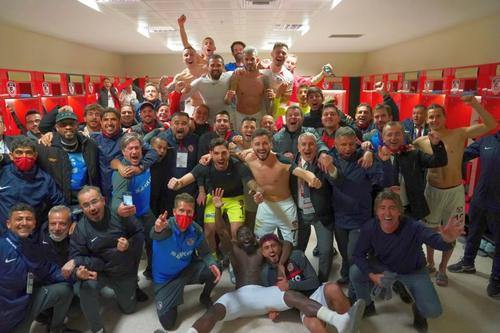 Bucuria celor de la Gaziantep după victoria cu Genclerbirligi // foto: Twitter @ Gaziantep