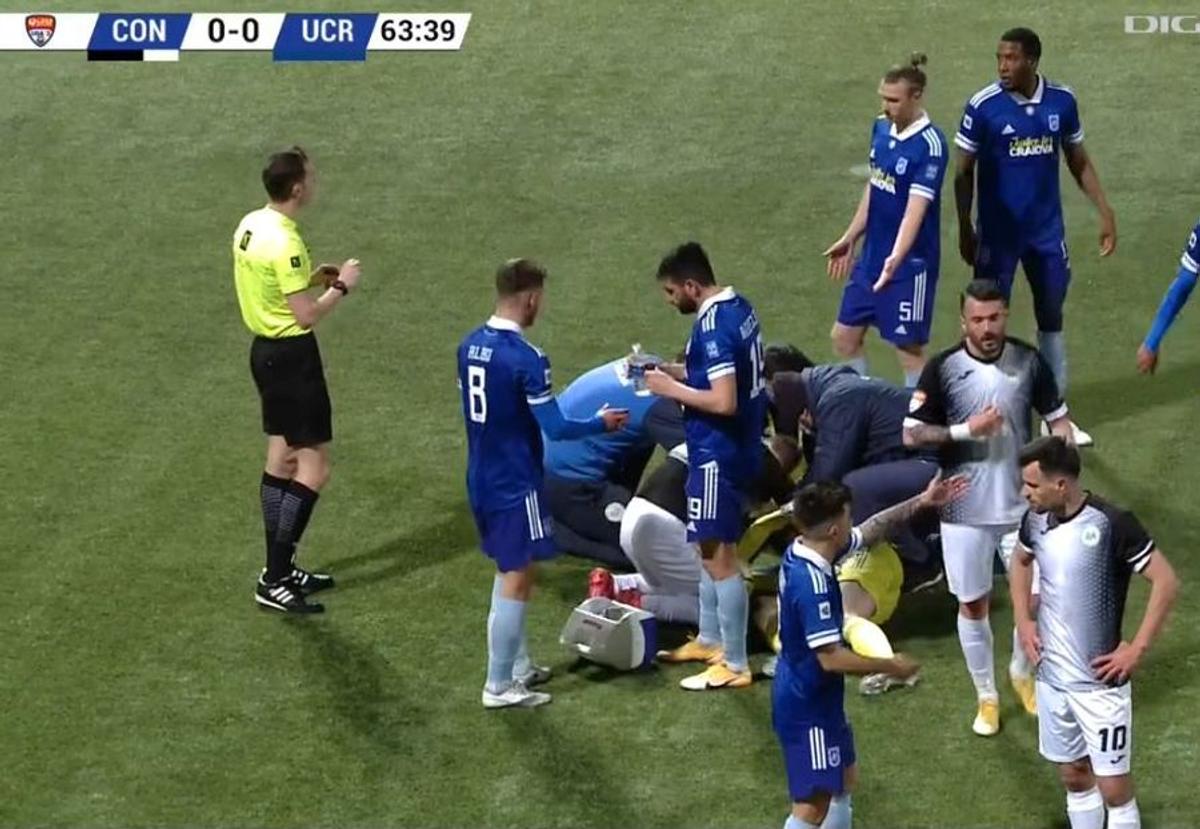 Accidentare Concordia Chiajna - FC U Craiova