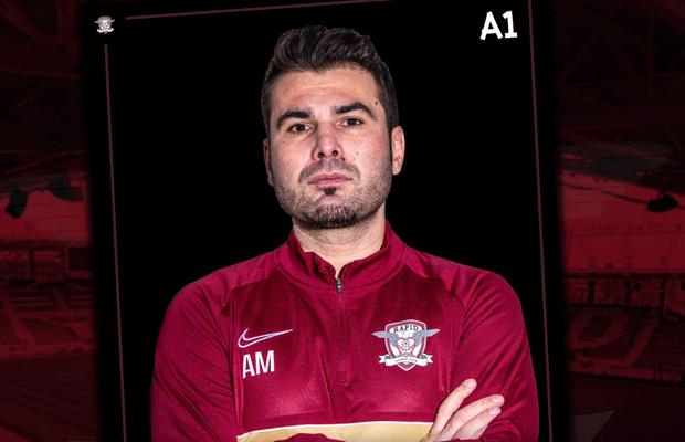 Adrian Mutu, prezentat oficial de Rapid » Primele declarații ale antrenorului: „E o mare responsabilitate”