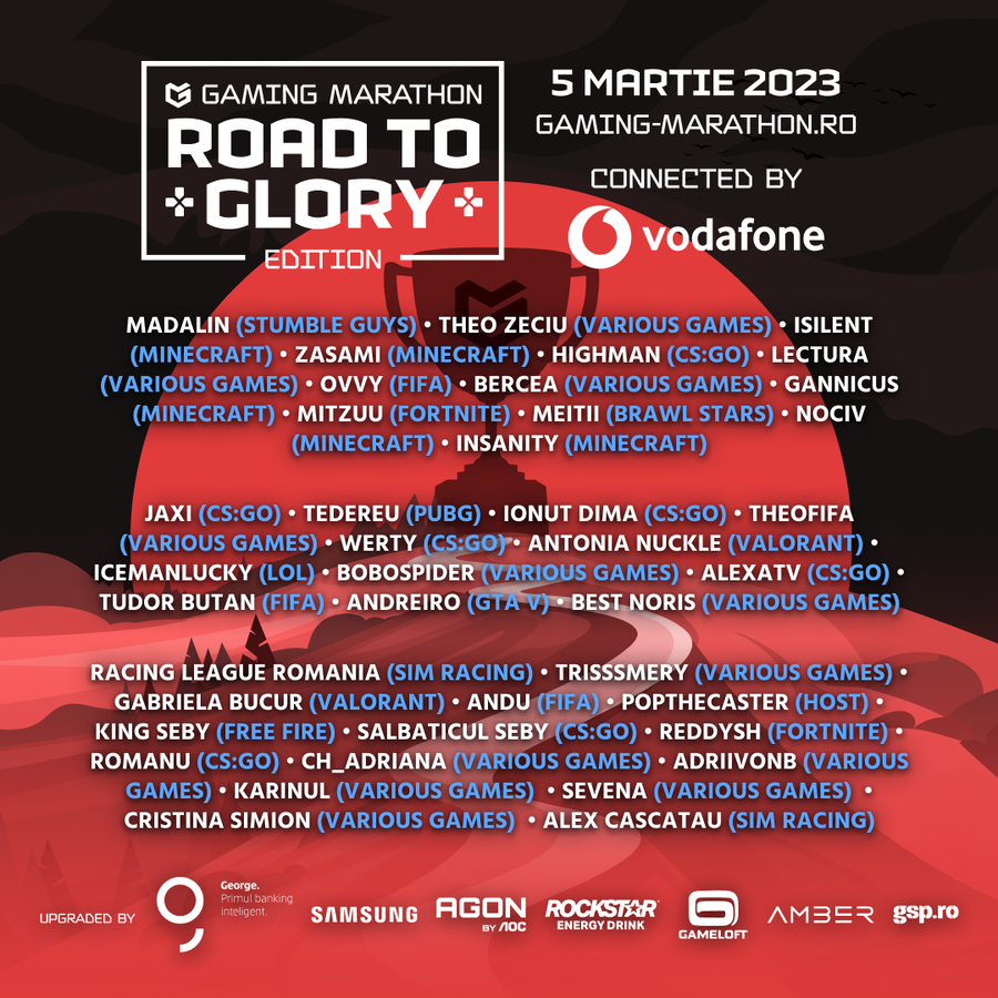 Gaming Marathon, primul mare eveniment de gaming din 2023, va reuni peste 200 de mii de participanți