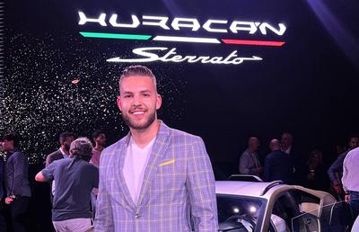Caius Covrig, singurul antreprenor român invitat de CEO Lamborghini, Stephan Winkelmann, la grandiosul eveniment de lansare al modelului Huracan Sterrato