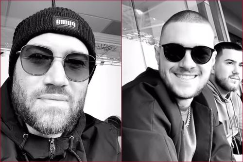 Mihai Bendeac (40 de ani), stânga, alături de fratele lui mai mic, Andrei (22), dreapta