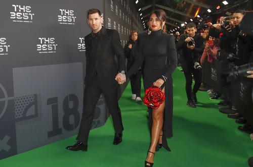 Lionel Messi și Antonella Rocuzzo/ foto: Imago Images