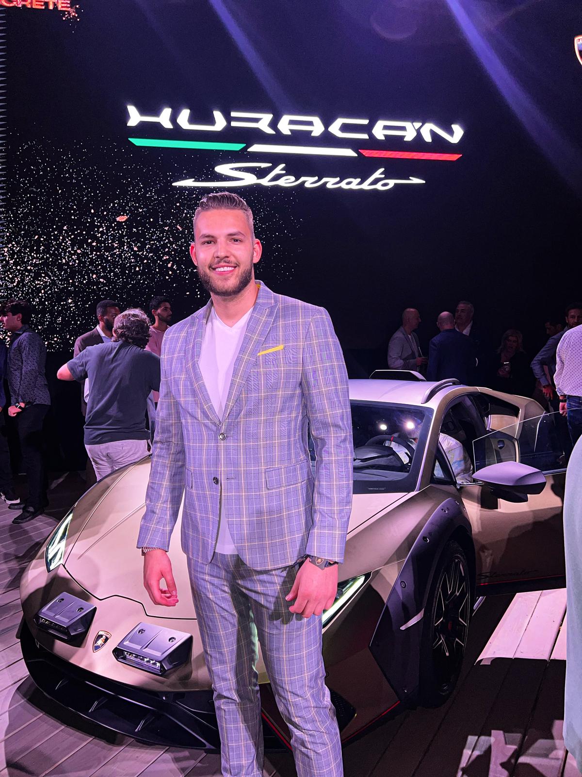 Caius Covrig, singurul antreprenor român invitat de CEO Lamborghini, Stephan Winkelmann, la grandiosul eveniment de lansare al modelului Huracan Sterrato