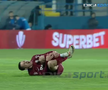 fază controversată în Farul - CFR Cluj, foto: captură de ecran Digi Sport