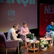 Cristina Neagu eveniment Neînvinșii, alături de Cătălin Striblea și Radu Paraschivescu Foto: Raed Krishan (GSP)