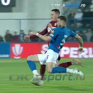 fază controversată în Farul - CFR Cluj, foto: captură de ecran Digi Sport