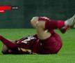 Clujenii au cerut fault, înainte de golul înscris de Ronaldo Deaconu, foto: captură de ecran Prima Sport