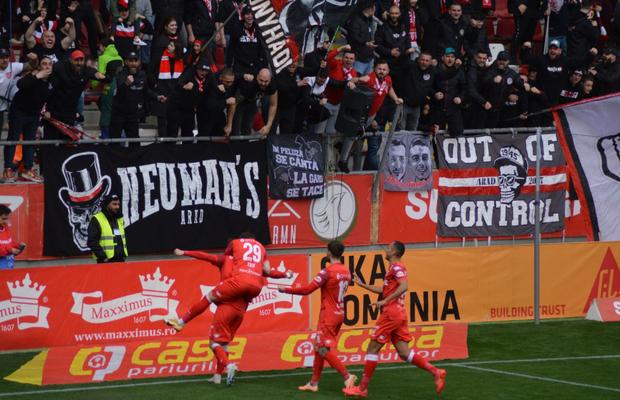 UTA Arad o învinge pe FCU Craiova. „Bătrâna Doamnă” urcă pe loc de play-off, oltenii se scufundă