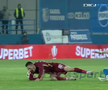fază controversată în Farul - CFR Cluj, foto: captură de ecran Digi Sport