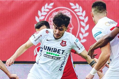 Ianis Stoica în Hermannstadt - Oțelul 4-1 / Foto: SuperLiga României (Facebook)