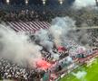 Scenografia suporterilor de la Rapid în meciul cu FCSB/ Foto: GSP