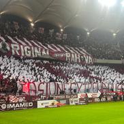Scenografia suporterilor de la Rapid în meciul cu FCSB/ Foto: Ionuț Iordache GSP