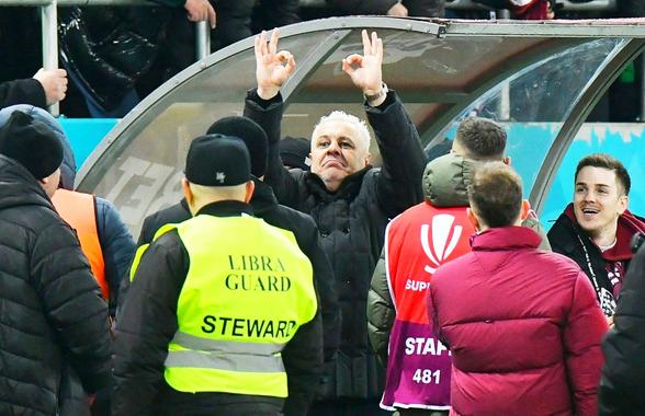 Ce s-a întâmplat pe gazon, imediat după Rapid - FCSB! Marius Șumudică, în rolul principal