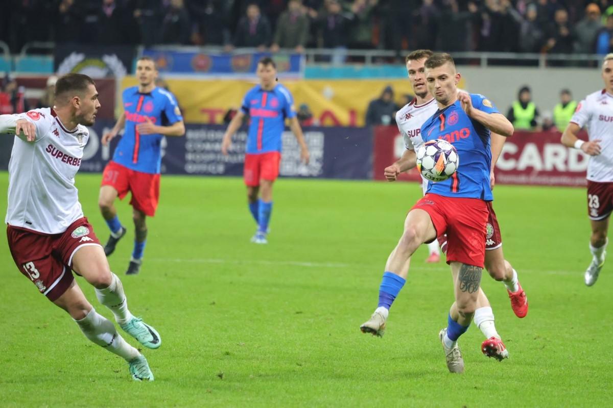 Rapid - FCSB 0-0 » Mult zgomot pentru nimic! Giuleștenii au avut 60 de minute om în plus, dar au ratat victoria