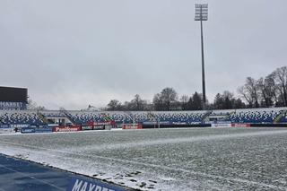 Gazonul din Superliga era acoperit de zăpadă cu 6 ore înainte de meci: cum arată acum