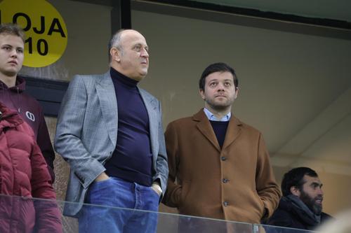 Dan Șucu, în loja lui Gigi Becali la Rapid - FCSB, foto: Ionuț Iordache