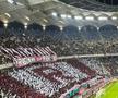 Scenografia suporterilor de la Rapid în meciul cu FCSB/ Foto: GSP