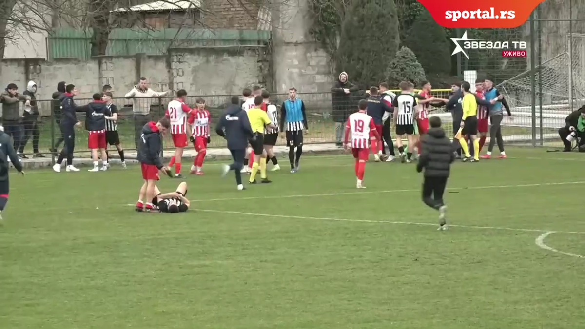 Bătaie între echipele de tineret ale celor de la Steaua Roșie și Partizan