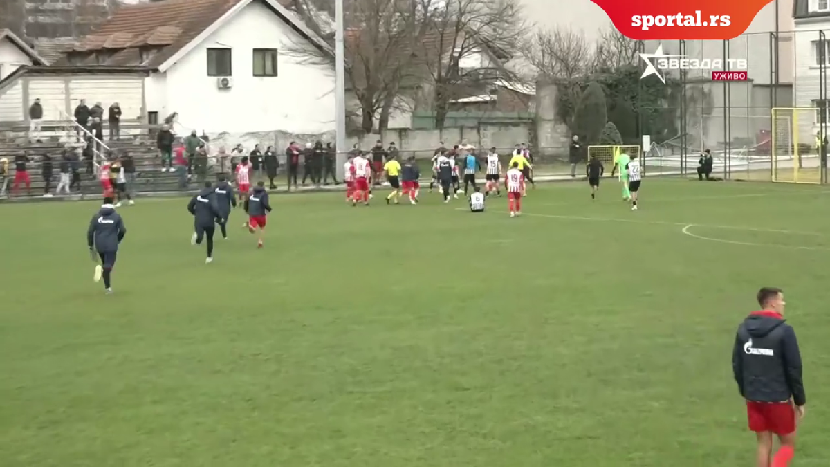 Bătaie între echipele de tineret ale celor de la Steaua Roșie și Partizan