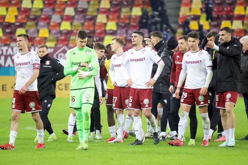 Rapidiștii, după 0-0 cu FCSB // foto: GSP