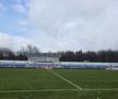 Gazonul din Superliga era acoperit de zăpadă cu 6 ore înainte de meci: cum arată acum