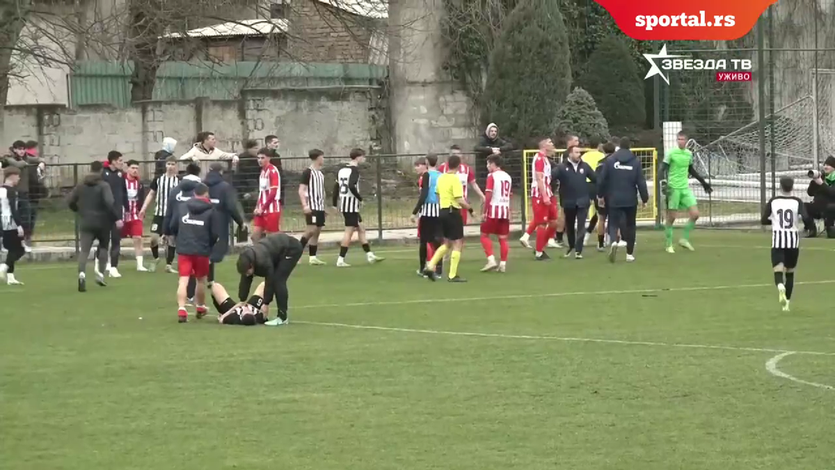 Bătaie între echipele de tineret ale celor de la Steaua Roșie și Partizan
