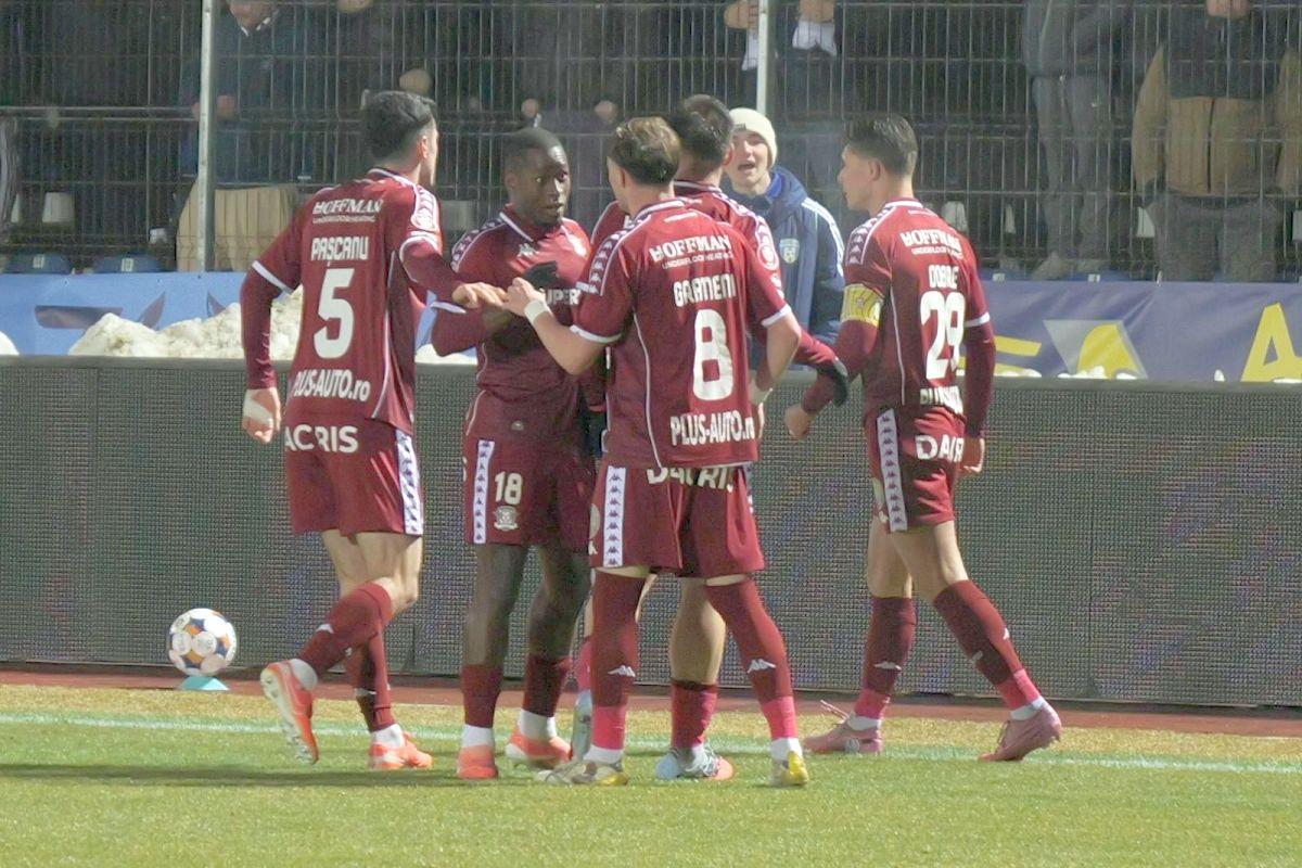 Rapid, victorie cu emoții în ultimul meci al etapei! Și-a asigurat locul 2: urmează derby-ul cu Craiova » Clasamentul