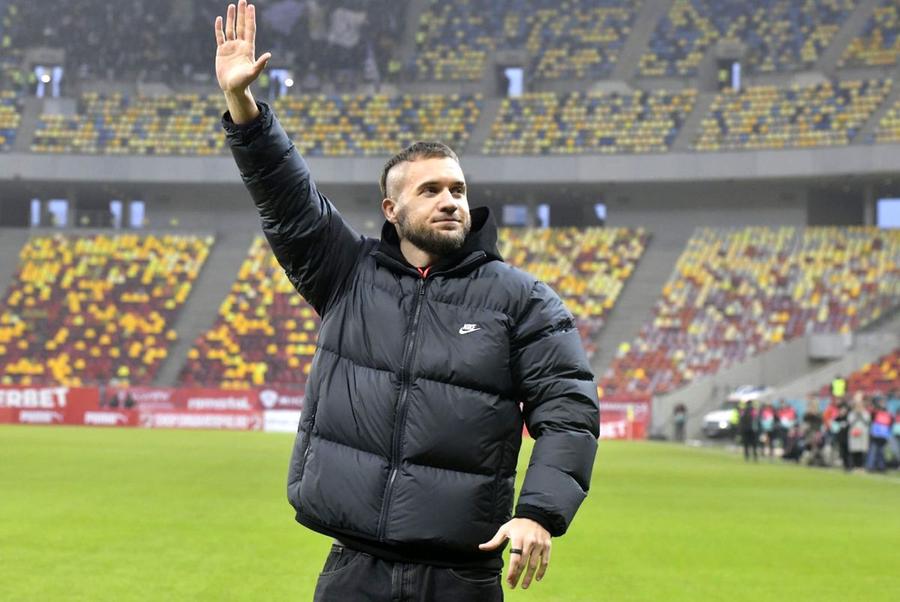 George Pușcaș va fi disponibil pentru Dinamo după a doua etapă de play-off // foto: Cristi Preda (GSP) Două concluzii, după Rapid - Dinamo: în pericol să rateze barajul cu Turcia » Kopic așteaptă atacant