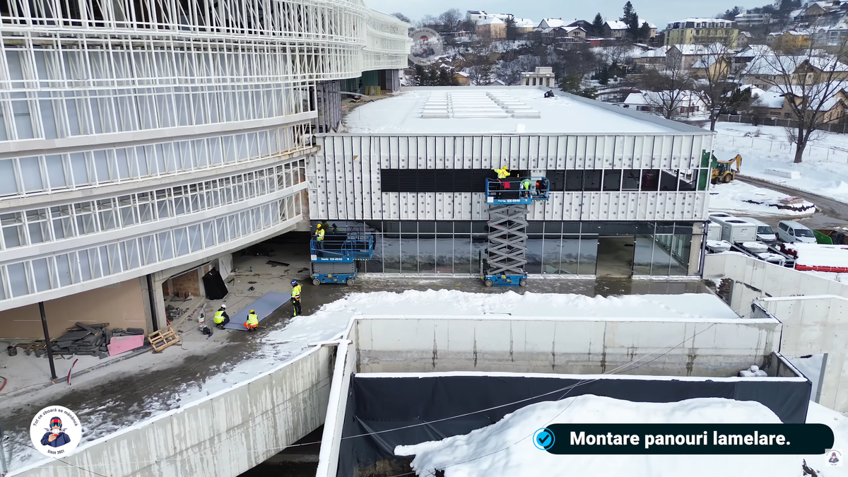 Cea mai mare sală polivalentă din România e gata în proporție de 65% » Deja arată ca o bijuterie arhitecturală