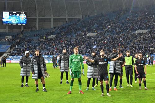 FCSB la finalul deplasării de pe „Ion Oblemenco” // foto: Imago