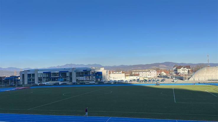 Stadionul din Deva // FOTO: Facebook @Călin Petru Marian