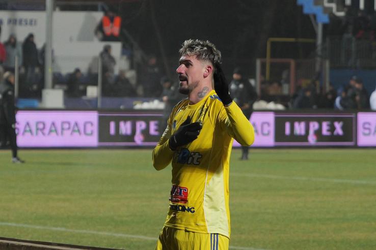Alexandru Albu, după Unirea Slobozia - Rapid / Foto: Andrei Furnigă GSP