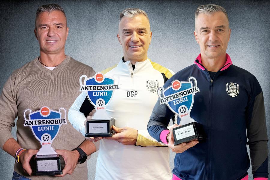 Trofeele câștigate de Daniel Pancu Daniel Pancu, „Antrenorul lunii februarie” » Interviu EXCLUSIV pentru GSP: „Când am venit eram sub Metaloglobus! Asta am schimbat”