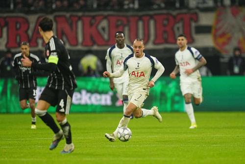 Xavi Simons, în Eintracht Frankfurt - Tottenham / Foto: Imago Images