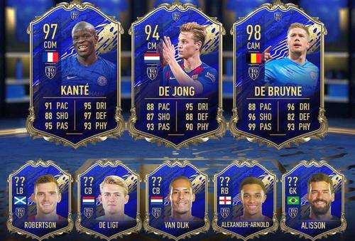 Carduri FIFA 20 // sursă foto: Instagram @easportsfifa