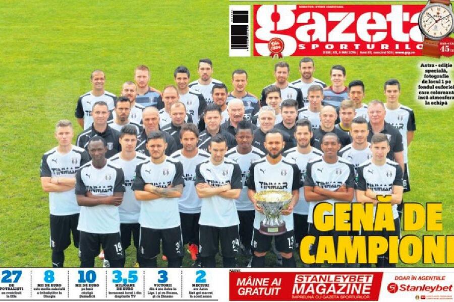 Titlul de acum șase ani, o amintire din ce în ce mai îndepărtată. Campioana din 2016 a ajuns în Liga 3 / Arhivă Gazeta Sporturilor Colaps! Astra Giurgiu, campioana din 2016, a retrogradat matematic în Liga 3!