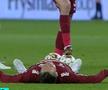 Deac, sperietură înainte de CS Universitatea Craiova - CFR Cluj / FOTO: Capturi TV @Digi Sport 1
