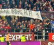 Fanii Rapidului, un nou derapaj » Mesajul obscen afișat în meciul cu Farul