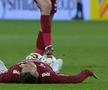 Deac, sperietură înainte de CS Universitatea Craiova - CFR Cluj / FOTO: Capturi TV @Digi Sport 1