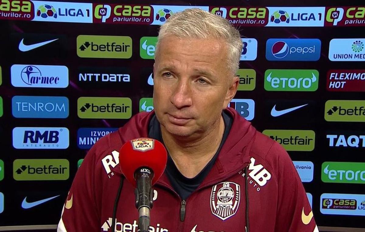 Dan Petrescu, furibund după remiza din Bănie: „Uitați ce e la Craiova! La noi n-au nici CV, n-au nimic! O să avem o ședință săptămâna asta” + faza de arbitraj amintită: „Tragem contra CFR-ului!”
