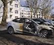 Tesla incendiate în Berlin / foto: Guliver/gettyimages