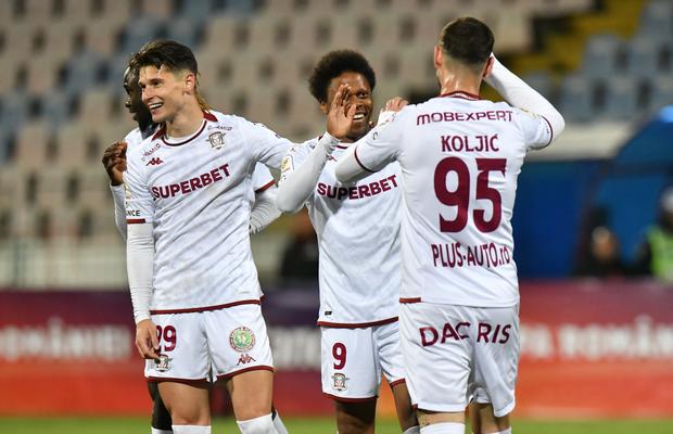 Metalul Buzău - Rapid 0-3, în „sferturile” Cupei României Betano » Două goluri în două minute, 3-0 la final, ura și la gară!