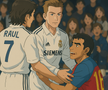 Bănel Nicoliță, consolat de Raul și Beckham, după nefericitul autogol de pe Bernabeu