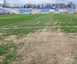 Șumudică n-a scăpat de marea temere! Cum arată gazonul de la Buzău, cu o oră înainte de Metalul - Rapid