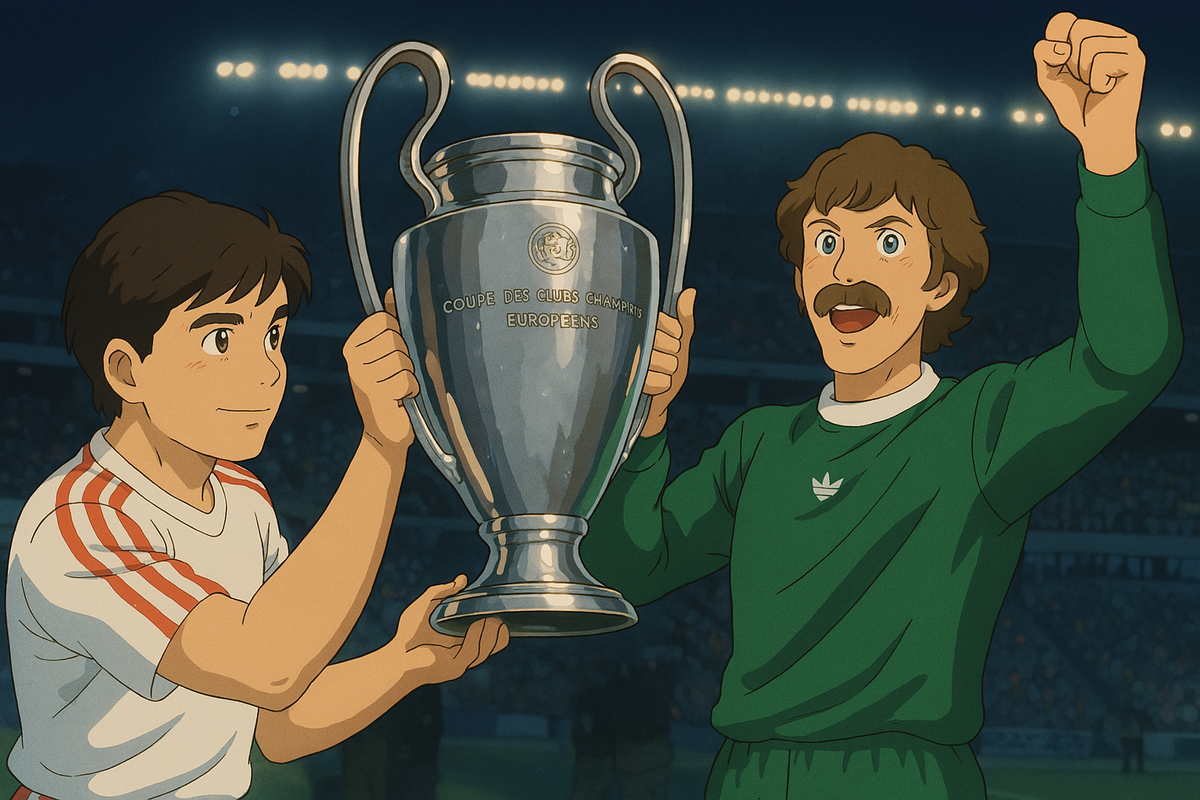 Istorie cu filtru Ghibli! GSP a generat 25 imagini cu momente fabuloase din fotbalul românesc