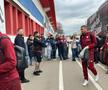 Imagini înainte de Metalul Buzău - Rapid