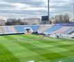 Așa se prezintă starea gazonului, cu 2 ore și jumătate înainte de Metalul Buzau - Rapid. Foto: GSP
